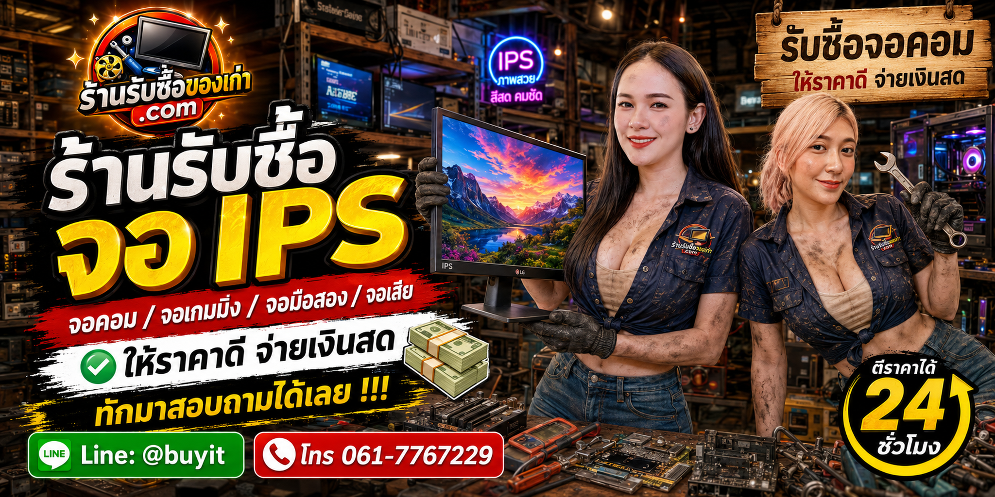 ร้านรับซื้อ จอ IPS ไม่จำกัดจำนวน รับถึงที่และประเมินตามรุ่น Resolution Refresh Rate และ Panel