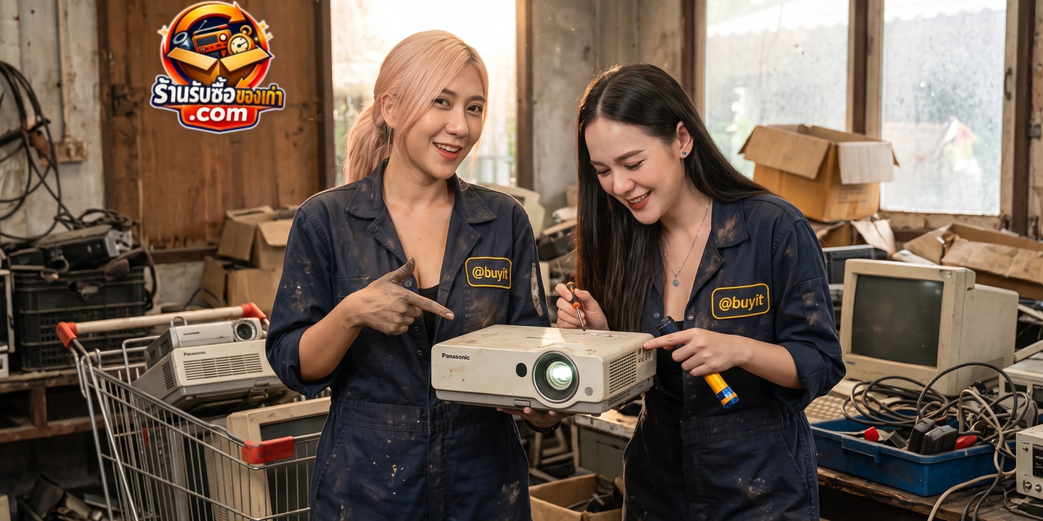 ขายProjector Panasonic เก่า มือสอง รับถึงที่ 24 ชม. พร้อมแนวทางการตรวจสอบอายุหลอดภาพและการทำงานเบื้องต้น